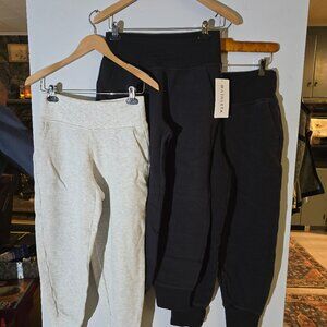 Lot of Three (3) Athleta Coaster Luxe Waffle jogger size PS